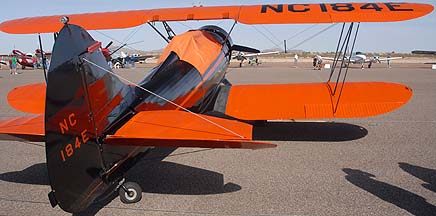 Waco UPF-7 N184E, Cactus Fly-in, March 5, 2011